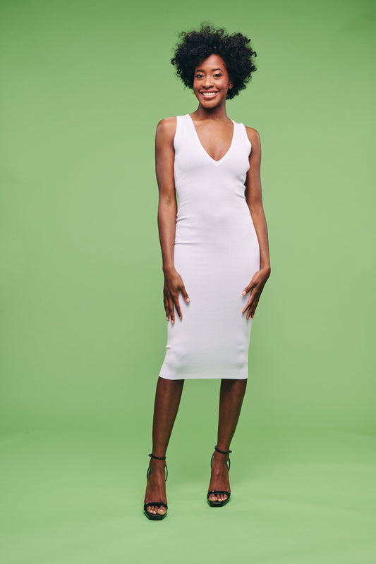 “Keep it Simple” White Dress