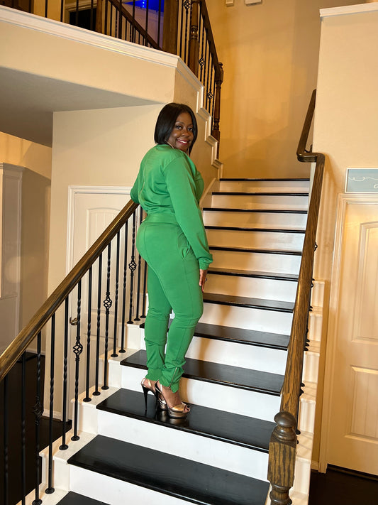 Mean Green 2-pc Jogger Set